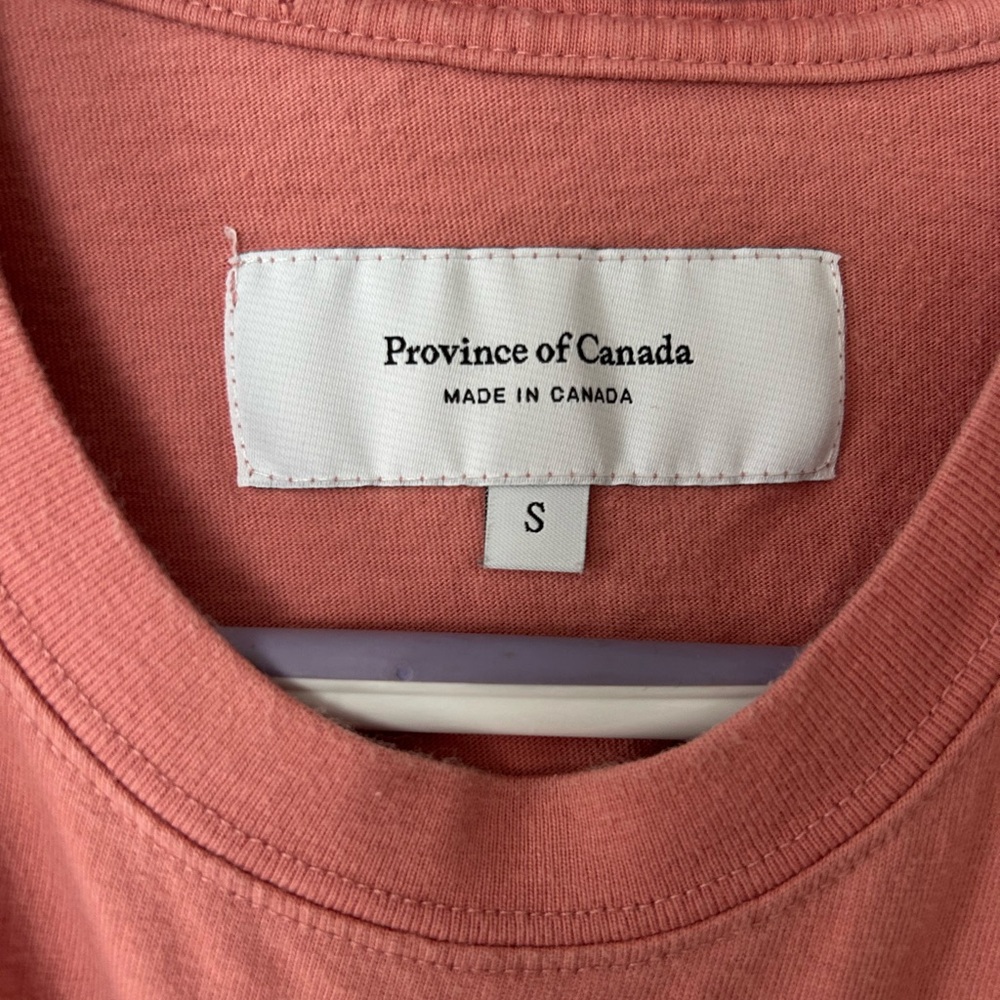 Province of Canada Pink Long Sleeve Crop Top